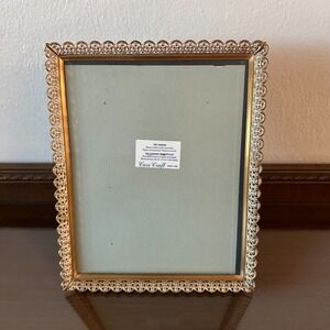 Vintage Carr MCM Craft Gold Ornate Carved 8 x 10 Frame Horizontal‎ & Vertical